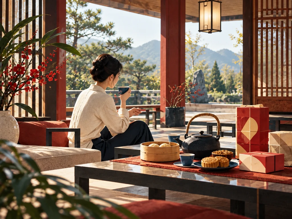 京东老字号消费白皮书及传播长图实景风格概念场景