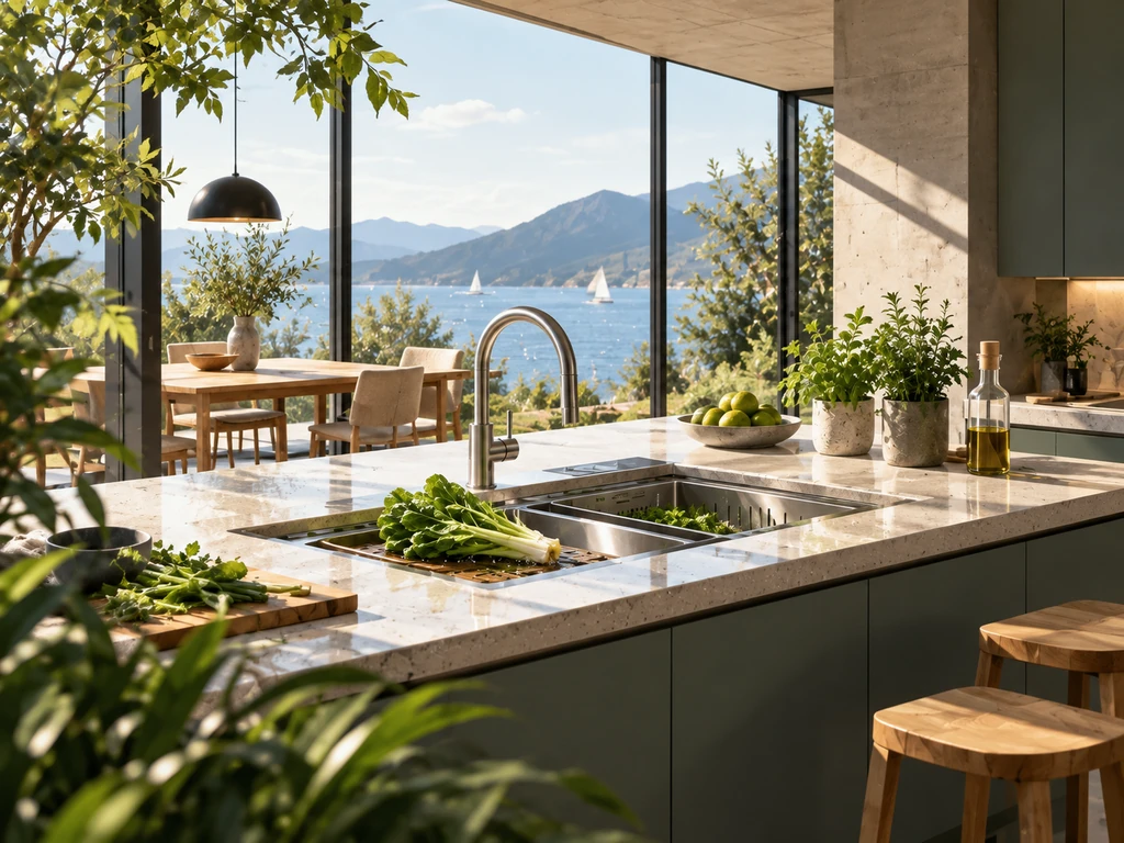 欧琳SMART乐活水槽实景风格概念场景