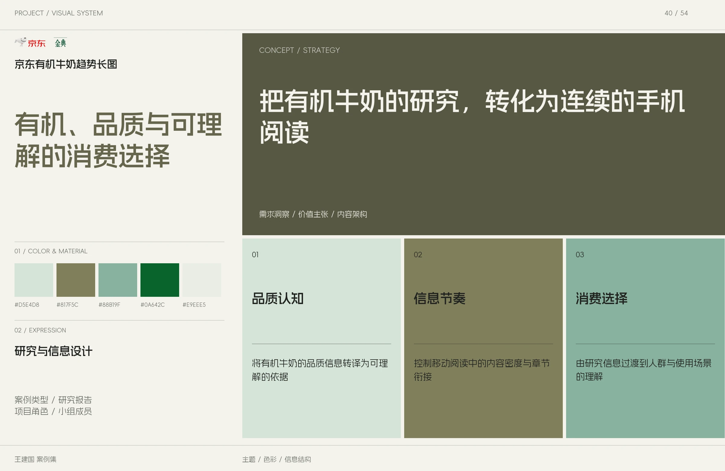 京东有机牛奶趋势长图主题与图像设计版面