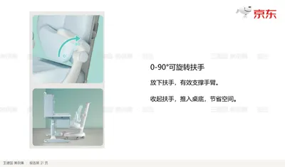 0-90°可旋转扶手