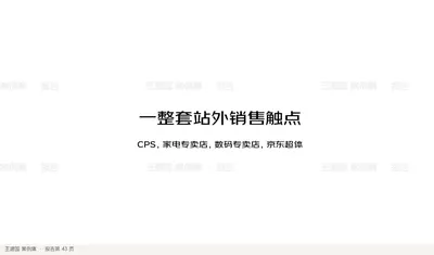 一整套站外销售触点