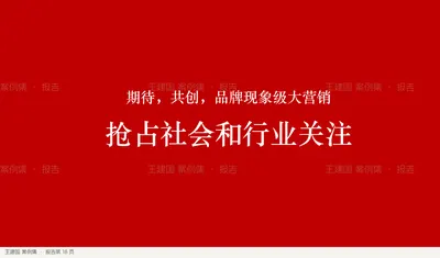 期待，共创，品牌现象级大营销